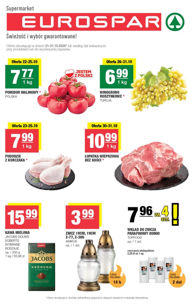 EURO SPAR flyer cover