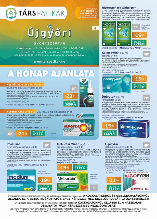 TÁRSPATIKÁK flyer cover