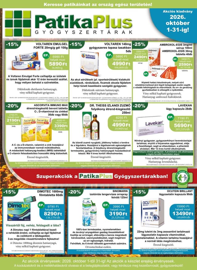 PATIKA PLUS flyer cover